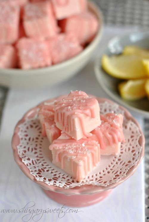 Pink Lemonade Fudge.