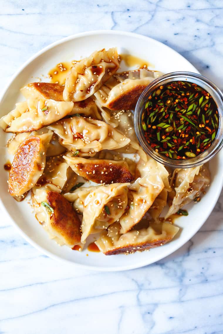 Pork and Kimchi Potstickers