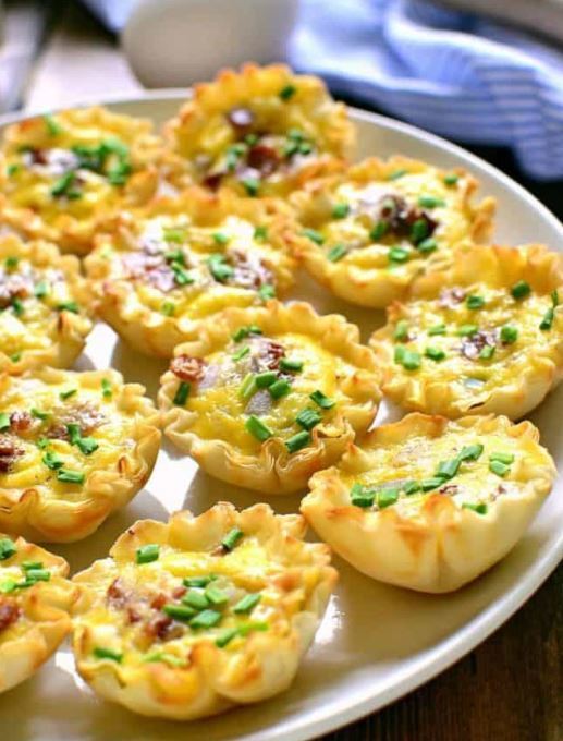 Quiche Lorraine Bites.