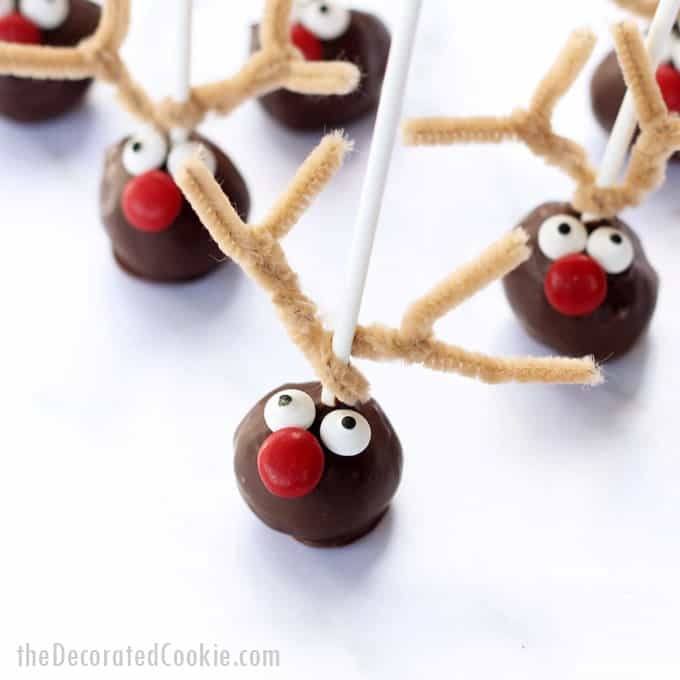 Reindeer Donut Pops from The Decorated Cookie