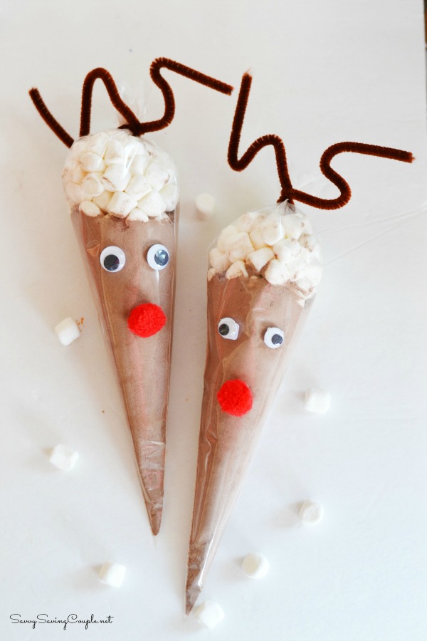 Reindeer Hot Cocoa Cones