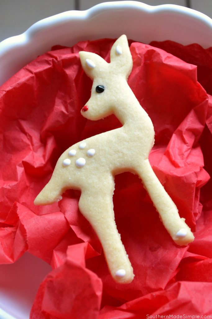 Rudolf the Rednosed Reindeer Cookies