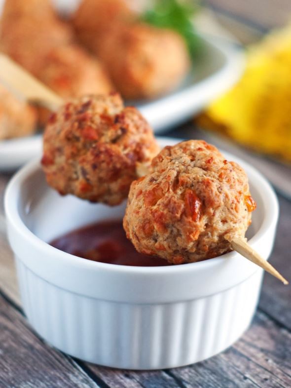 Sausage and Cheese Appetizer Bites.