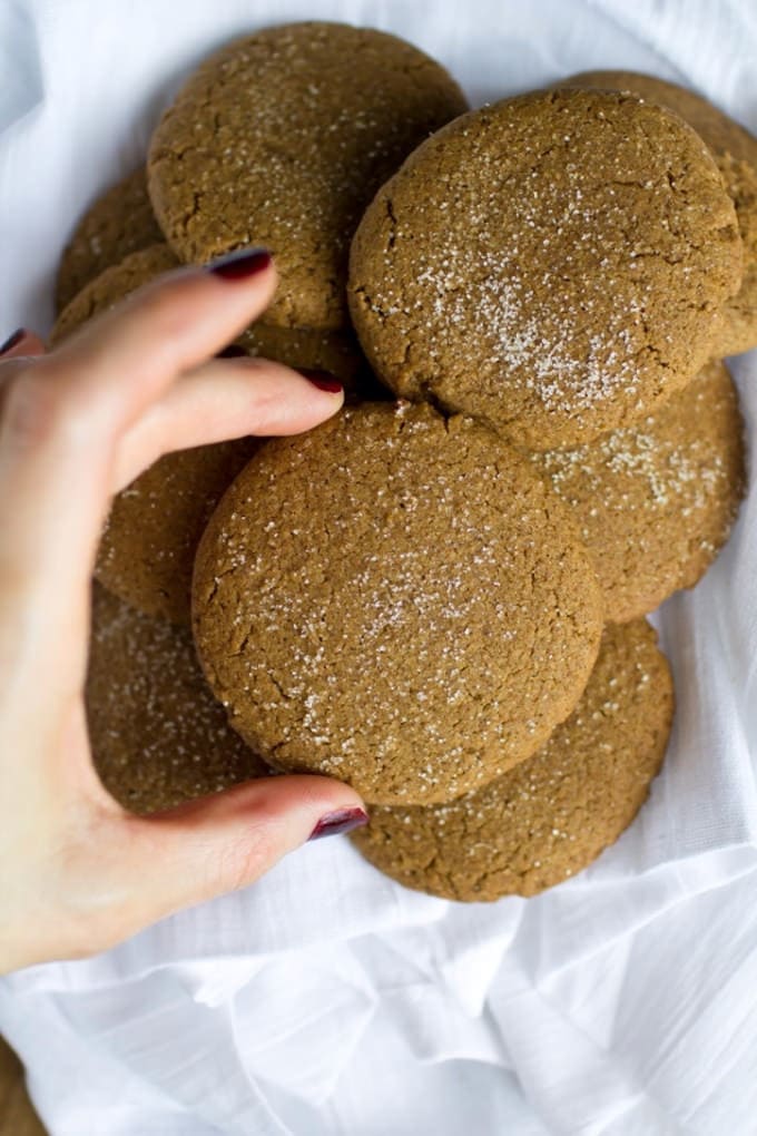 Vegan Coconut Butter Gingersnaps by The Vegan 8