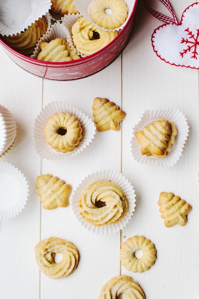 Vegan Danish Butter Cookies by Wallflower Kitchen