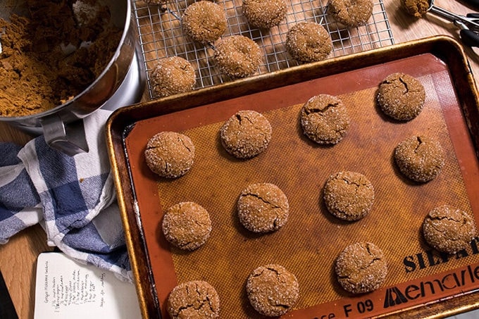 Vegan Ginger Molasses Cookies by The Viet Vegan