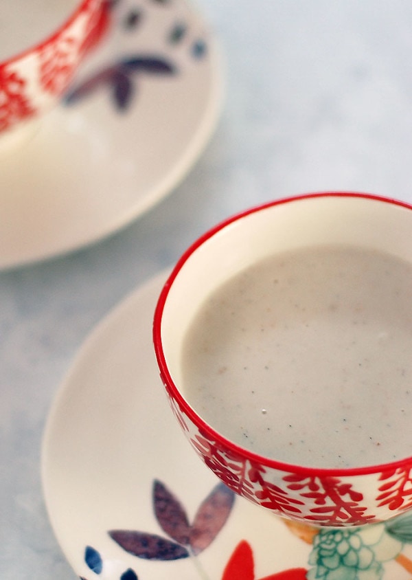 Vegan Hot White Chocolate by Healthy Slow Cooking