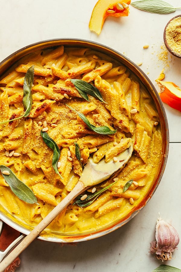 Vegan Pumpkin Mac ‘N’ Cheese