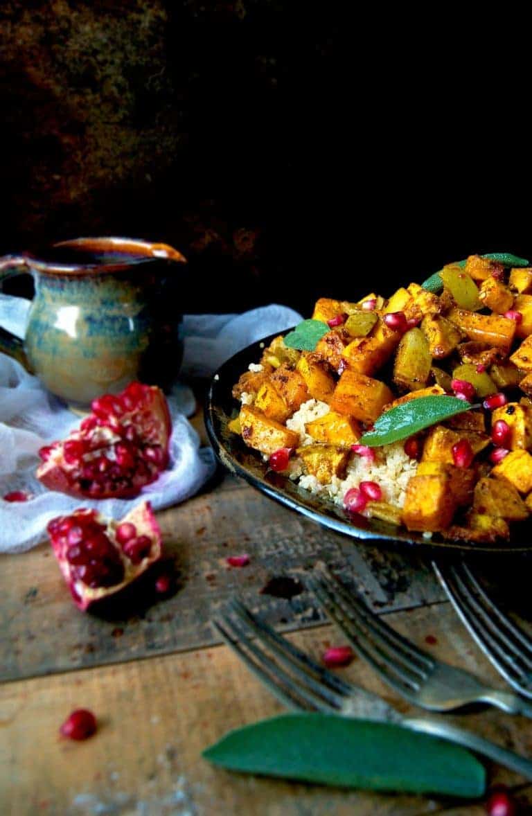 Warm Moroccan Roasted Vegetable Salad by Occasionally Eggs