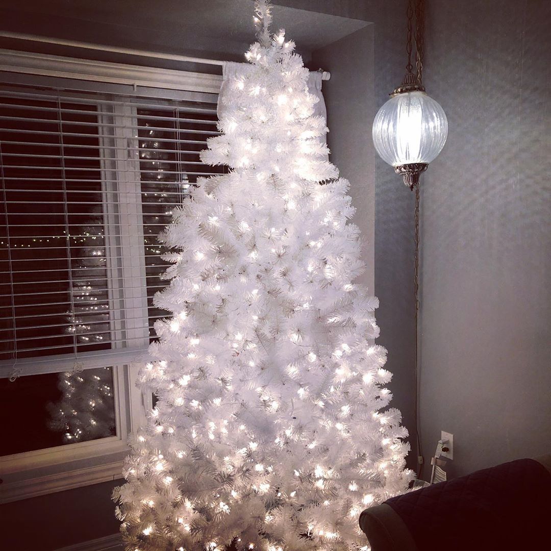 White christmas tree.