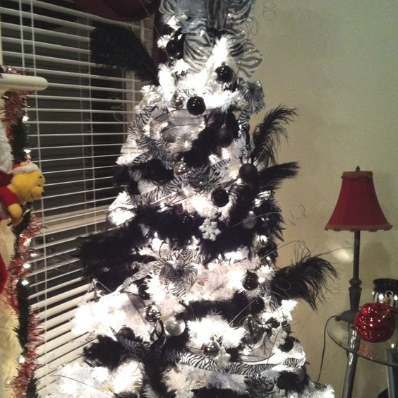 Zebra Christmas tree.