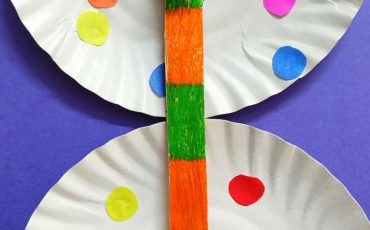 Paper Plate Butterfly Craft