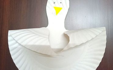 Paper Plate Seagull Craft