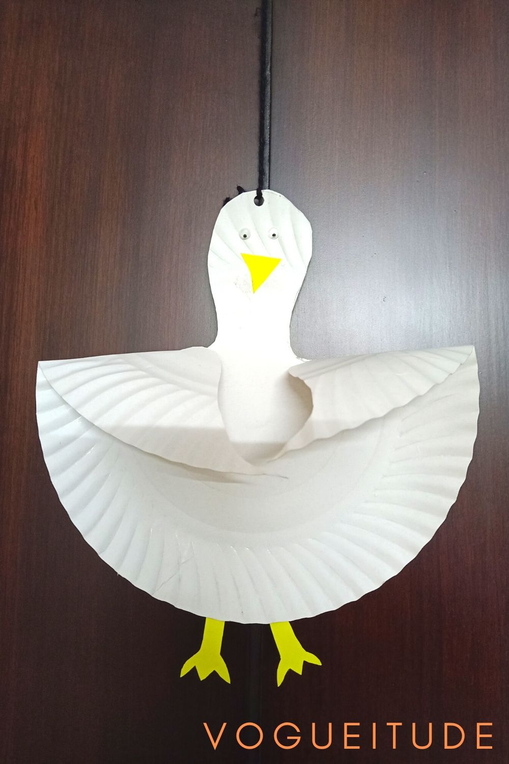 Paper Plate Seagull Craft