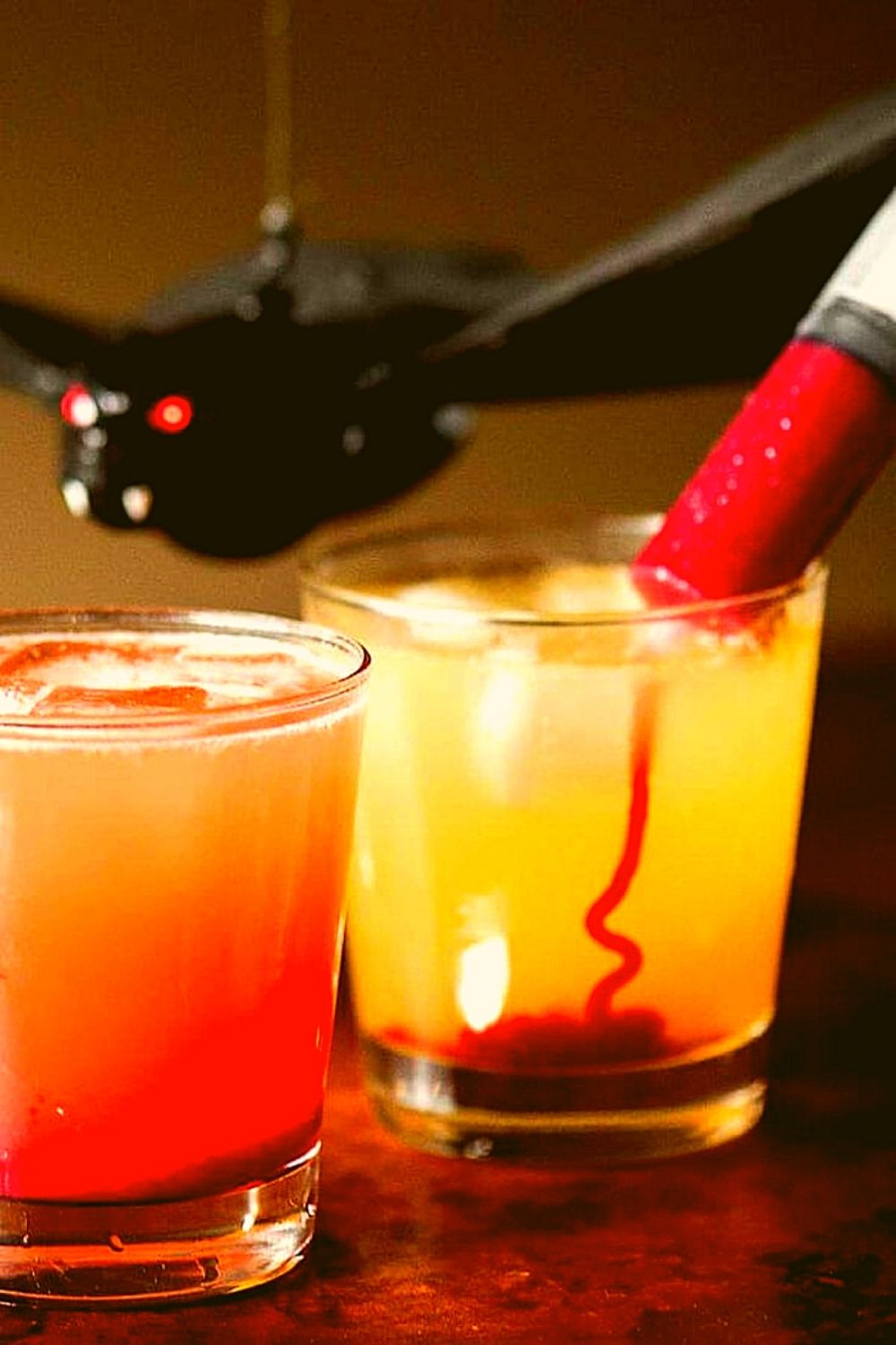 Halloween Vampire Cocktail.