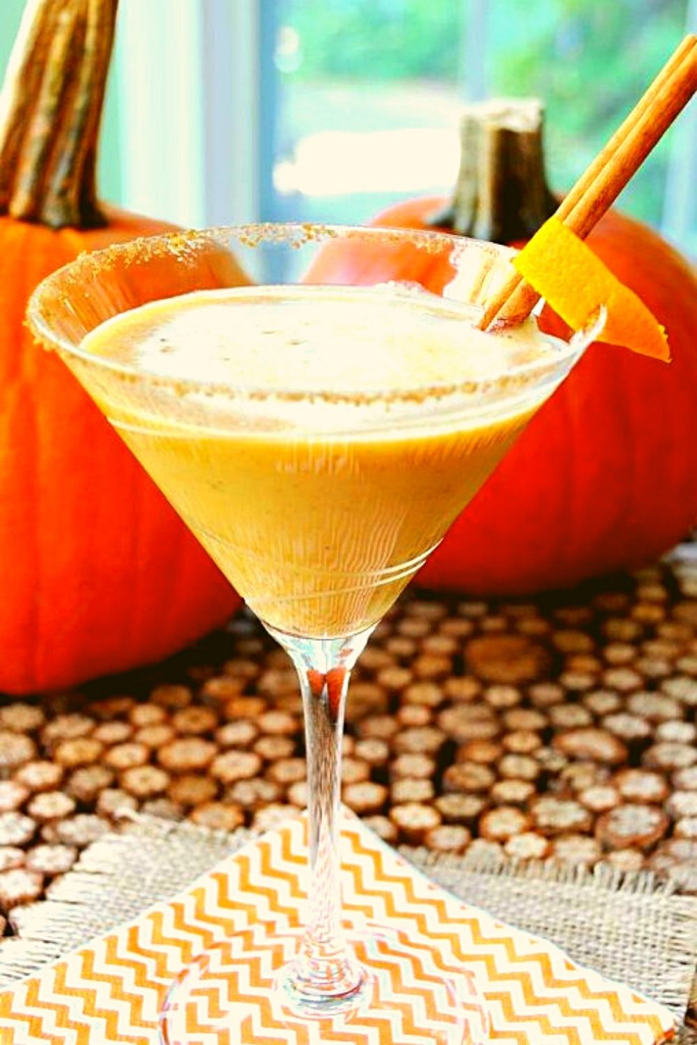 Vegan Pumpkin Spice Martini.