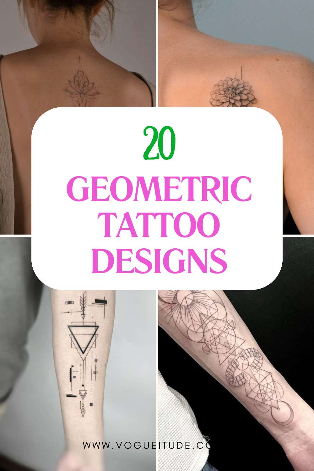 Geometric Tattoo Designs: Beautiful Ideas to Inspire You