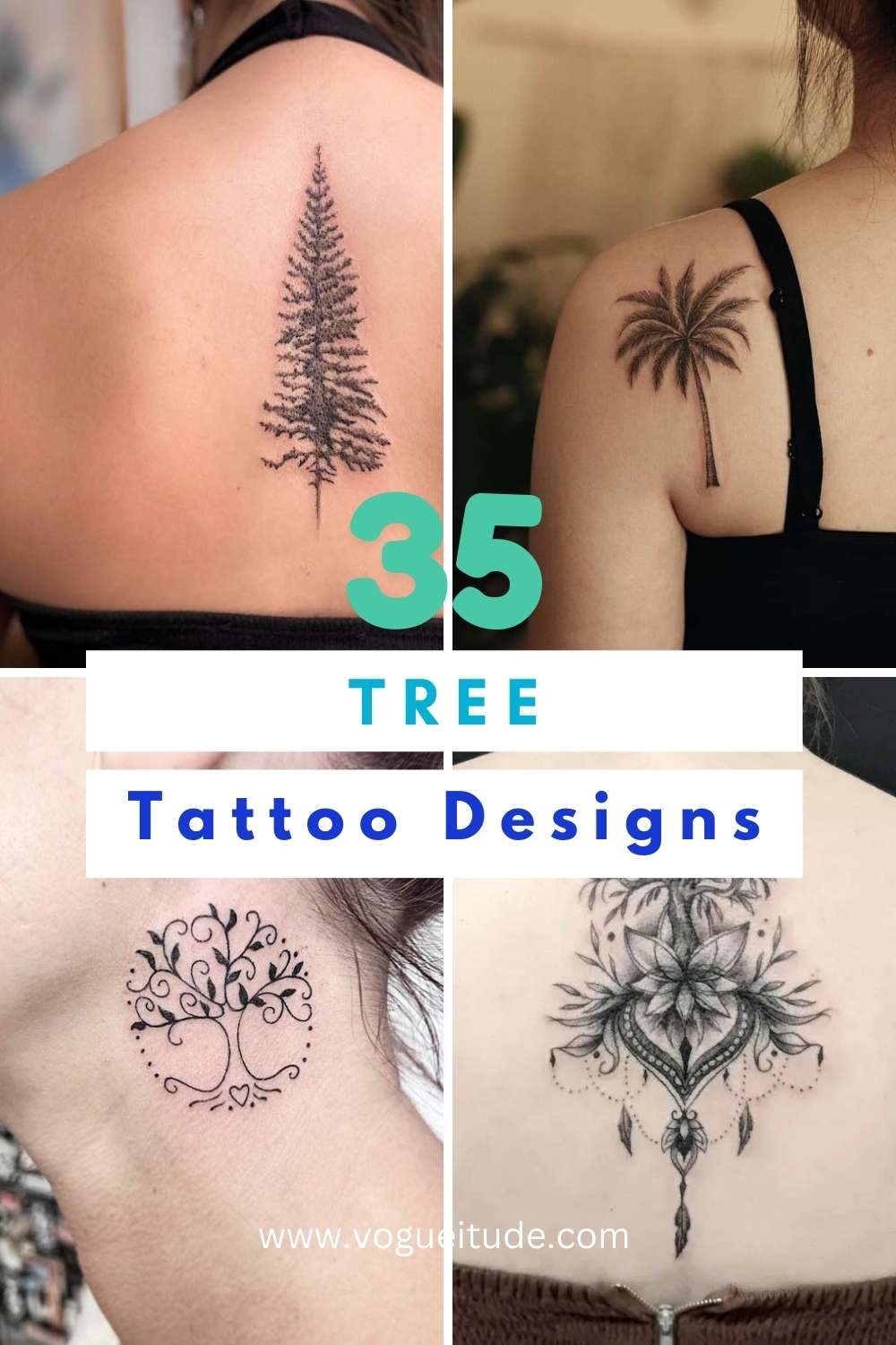 35 Stunning Tree Tattoo Designs for Growth and Strength